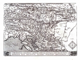 ORTELIUS, ABRAHAM: MAP OF SLAVONIA, CROATIA, CARNIOLA, ISTRIA AND BOSNIA